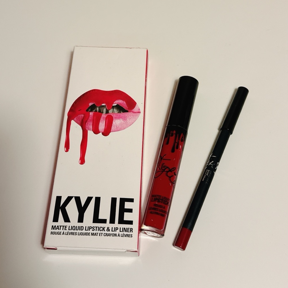 Kylie Cosmetics Lip Kit Mary Jo K Matte Liquid Lipstick & Lip Liner Set - Picture 2 of 8